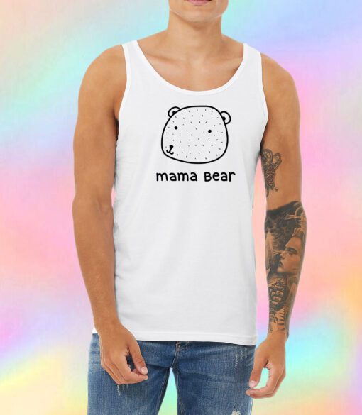 Mama Bear Black Unisex Tank Top