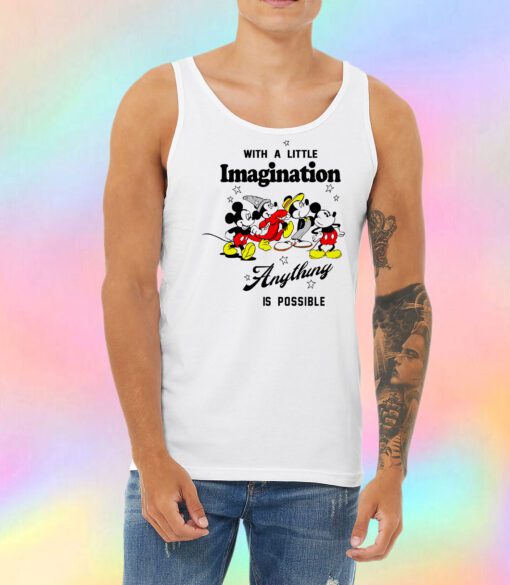 Mickey Imagination Anything Unisex Tank Top