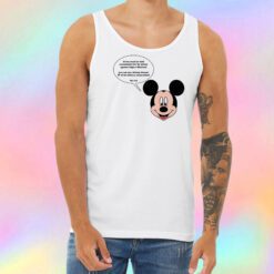 Mickey Mouse Just Ask Me Unisex Tank Top