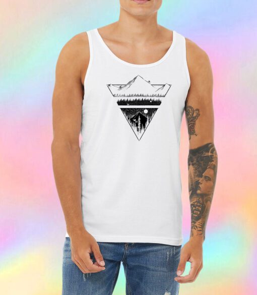 Mtb Ink Mountains Unisex Tank Top