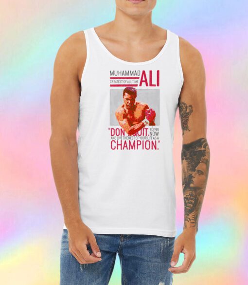 Muhammad Ali Goat Unisex Tank Top