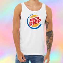 Neck Deep Burger King Unisex Tank Top