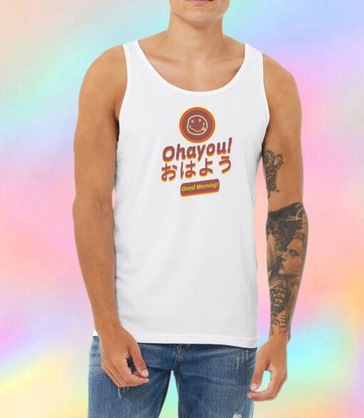 Nirvana vibes in japanese Unisex Tank Top