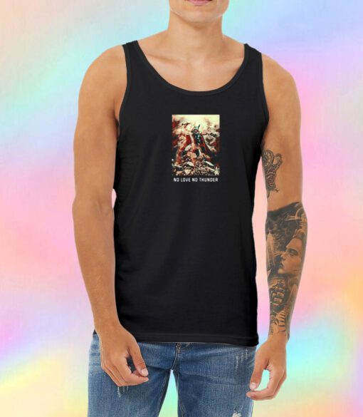 No Love No Thunder Unisex Tank Top