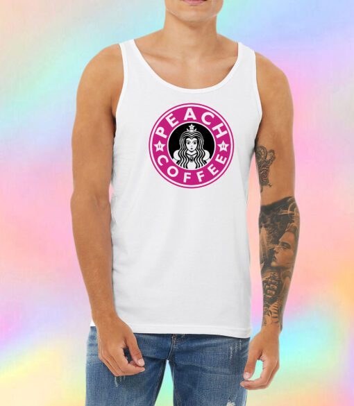 PEACH COFFEE Unisex Tank Top