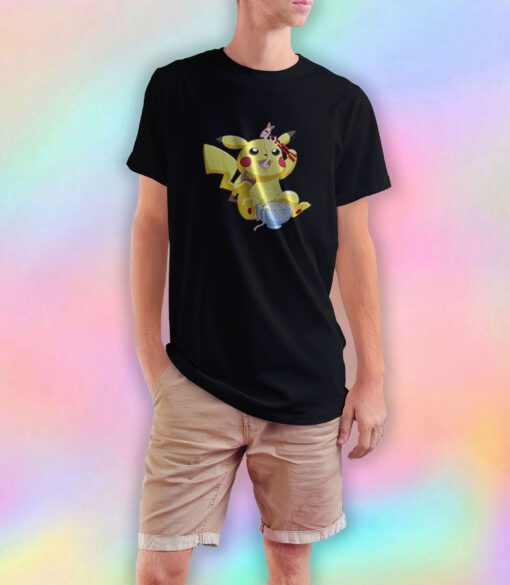 Pikachu Eating Ramen T Shirt