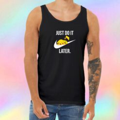 Pokemon PIkachu Just Do It Later Unisex Tank Top