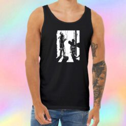 Punk Rock Goofy and Mickey Unisex Tank Top