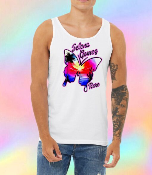 RARE Butterfly Selena Gomez Unisex Tank Top