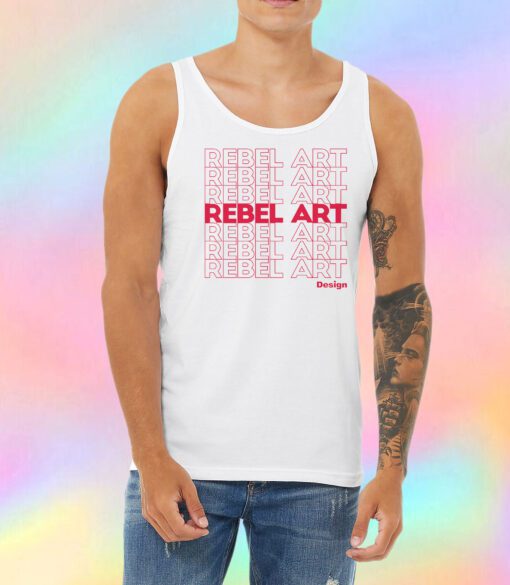 Rebel Art Member bag shirt Unisex Tank Top