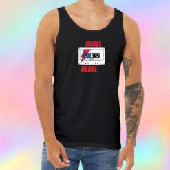 Rebel Rebel Bowie Mixtape Retro Music Unisex Tank Top