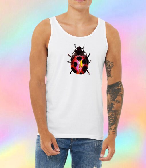 Red Ladybug Unisex Tank Top