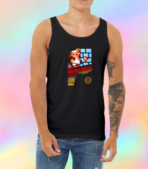 Retro Super Mario Brothers Nintendo Game Cover Unisex Tank Top
