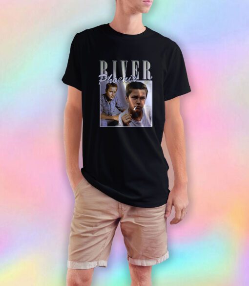 River Phoenix Vintage Retro T Shirt