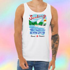 Sailing Na Pali Hawaii Unisex Tank Top