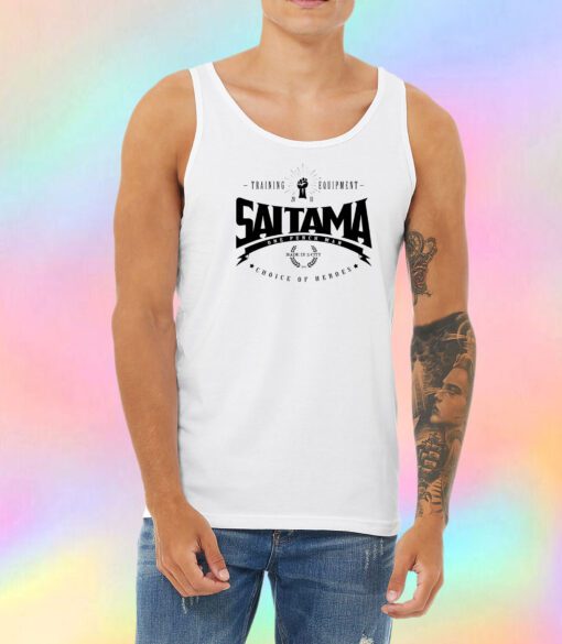 Saitama Choice Of Heroes Black Unisex Tank Top
