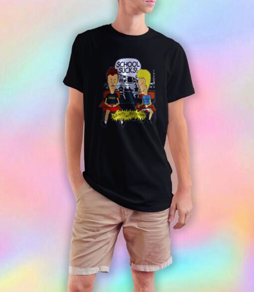 School Sucks Beavis T Shirt