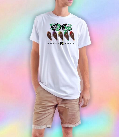 Thrashed 90s Dennis Rodman MTV World Tour T Shirt