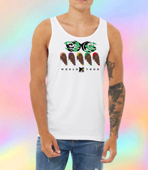 Thrashed 90s Dennis Rodman MTV World Tour Unisex Tank Top