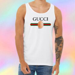 Vintage Gucci Parody World Record Egg Unisex Tank Top