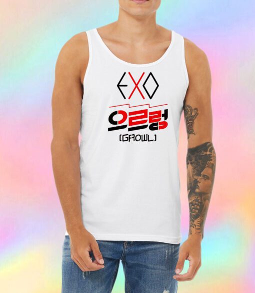exo growl logo Unisex Tank Top