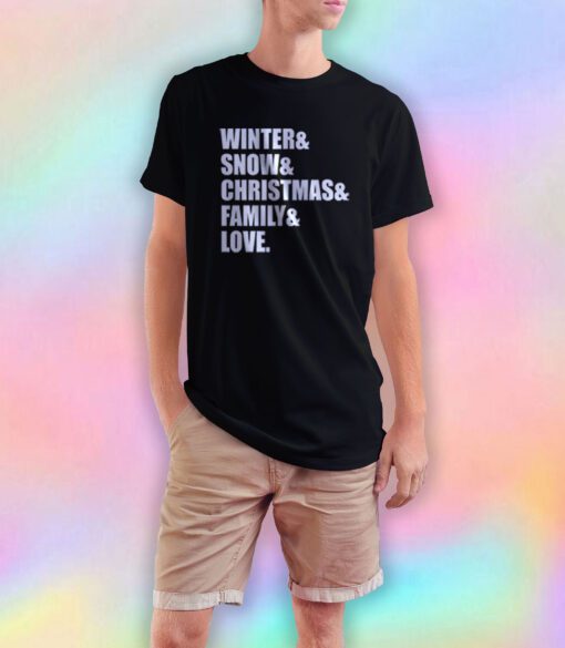 family love christmas T Shirt