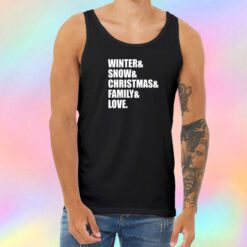 family love christmas Unisex Tank Top