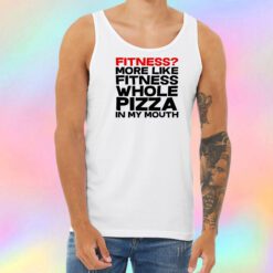 fitness whole pizza Unisex Tank Top