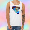 grateful dead surfing skeleton Unisex Tank Top