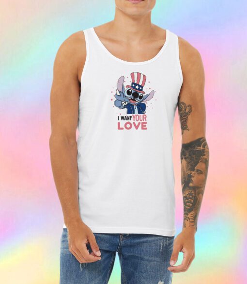 i want your love Unisex Tank Top