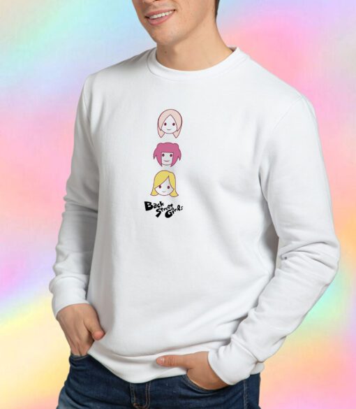 Back Street Idols white Sweatshirt