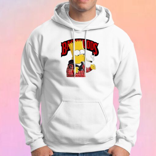 Backwoods Bart Simpson Smoking Hoodie