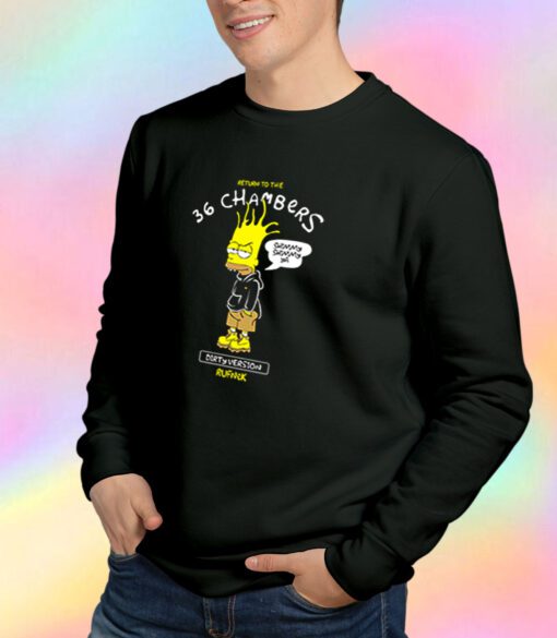 Bart Simpson 36 Chambers Vintage Sweatshirt