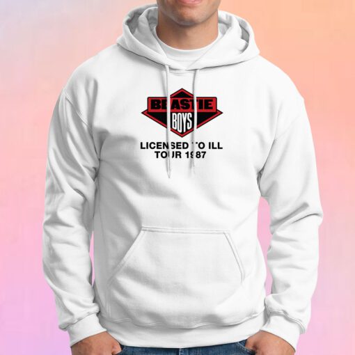 Beastie Boys Licensed to Ill Tour 1987 Hoodie