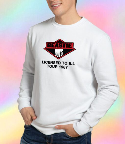 Beastie Boys Licensed to Ill Tour 1987 Sweatshirt