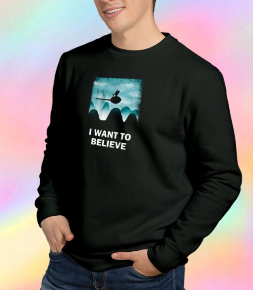 Believe in Heroes Sweatshirt