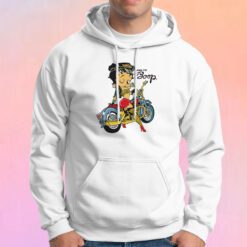 Betty Boop Biker Cartoon Hoodie