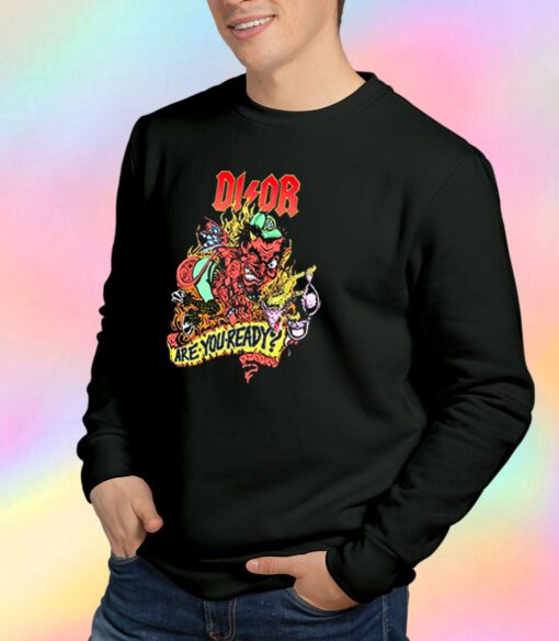 Bleached Goods Devilish Grin Sweatshirt