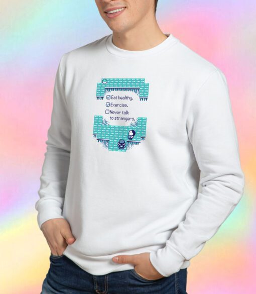 Blue Trainer Tips Sweatshirt