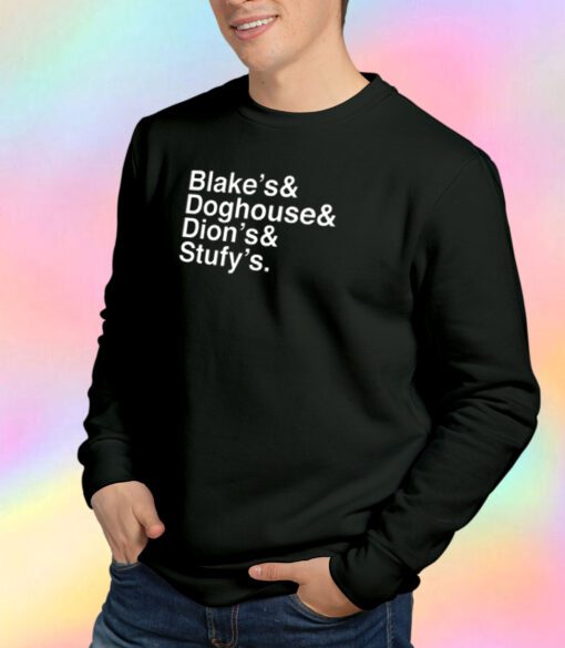 Burque Helvetica Sweatshirt