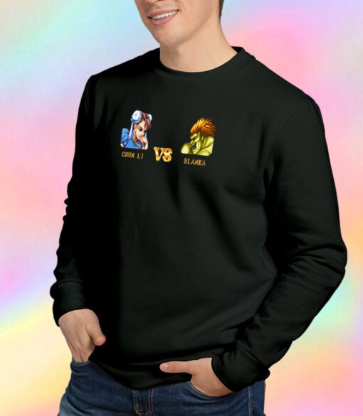 CHUN LI VS BLANKA FIGHT Sweatshirt
