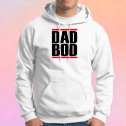 Dad Bod Run DMC Inspired White Hoodie