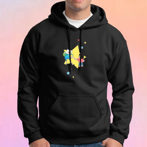 Finn meets Steven Hoodie