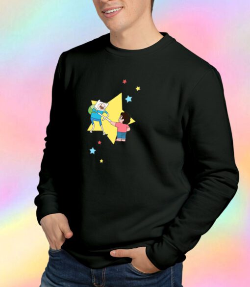 Finn meets Steven Sweatshirt