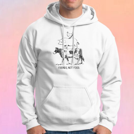 Friends Not Food Hoodie