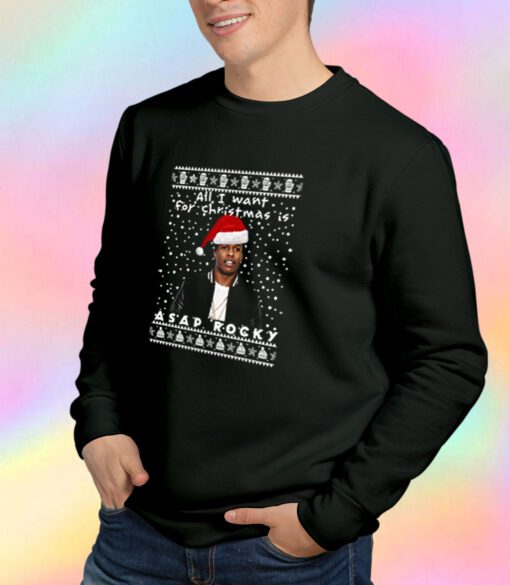 Funny Asap Rocky Rapper Christmas Sweatshirt