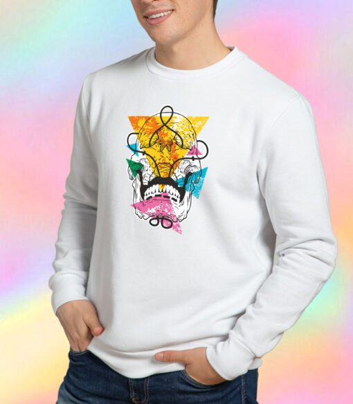 Geometry Skull Sweatshirt
