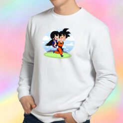 Goku and Chichi Chibi Sweatshirt