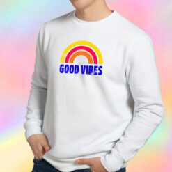 Good Vibes Rainbow Vintage Sweatshirt