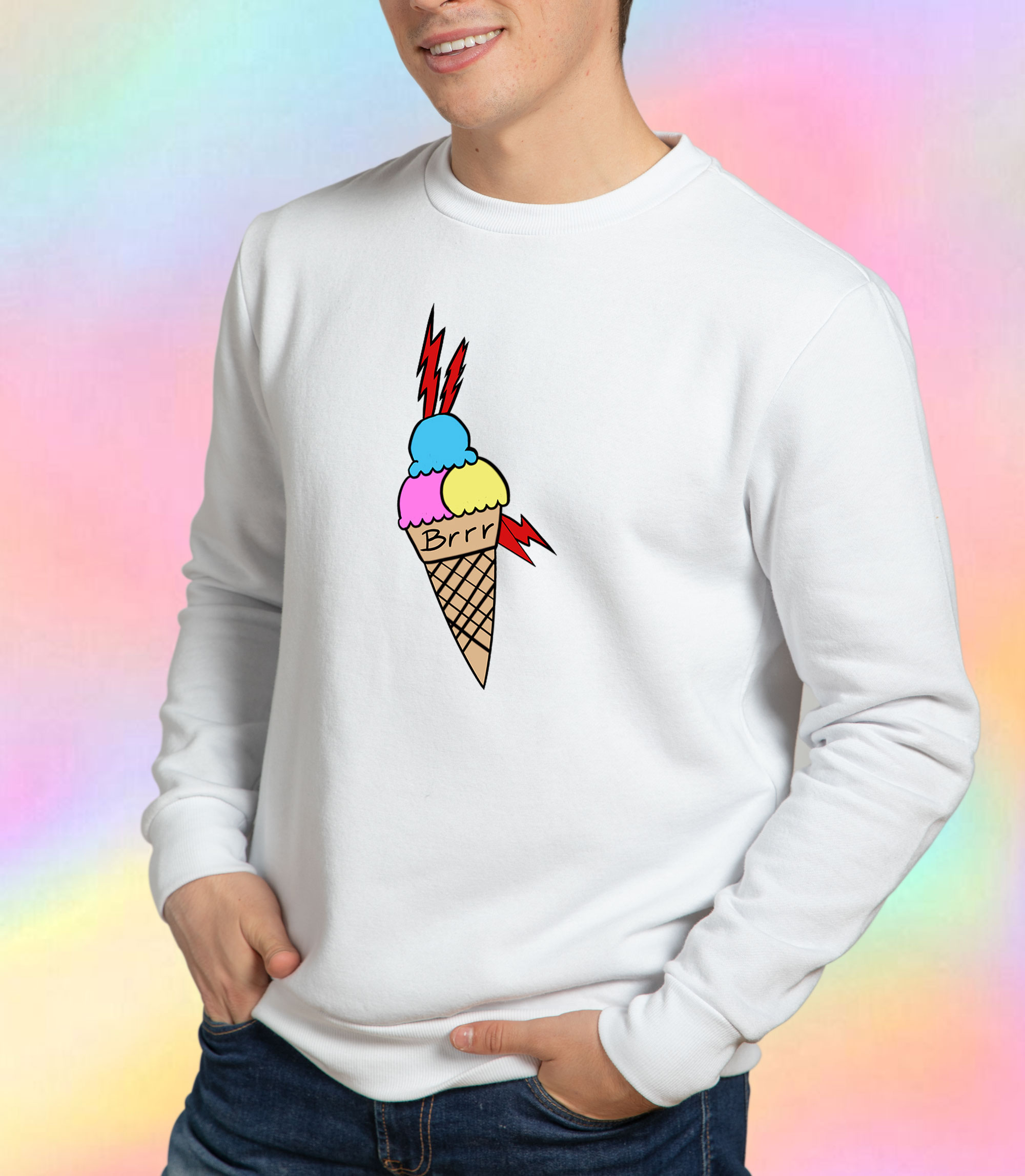 ice cream sweatshirt